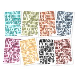 Color Vibe SN@P! Bolds Alphabet Stickers