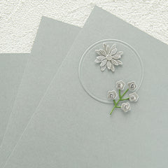 Color Essentials Cardstock - Brushed Silver