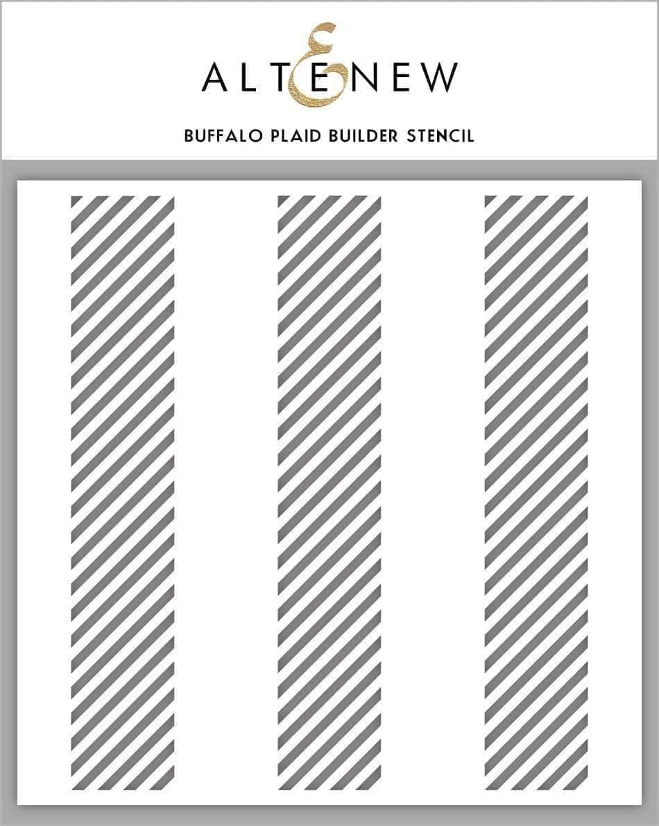 Buffalo Plaid Builder Stencil
