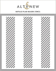 Buffalo Plaid Builder Stencil