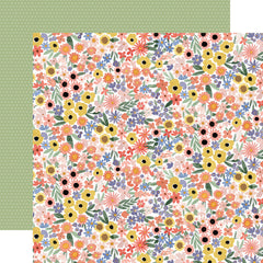 Here There and Everywhere Wildflower Blooms Double-Sided Patterned Paper