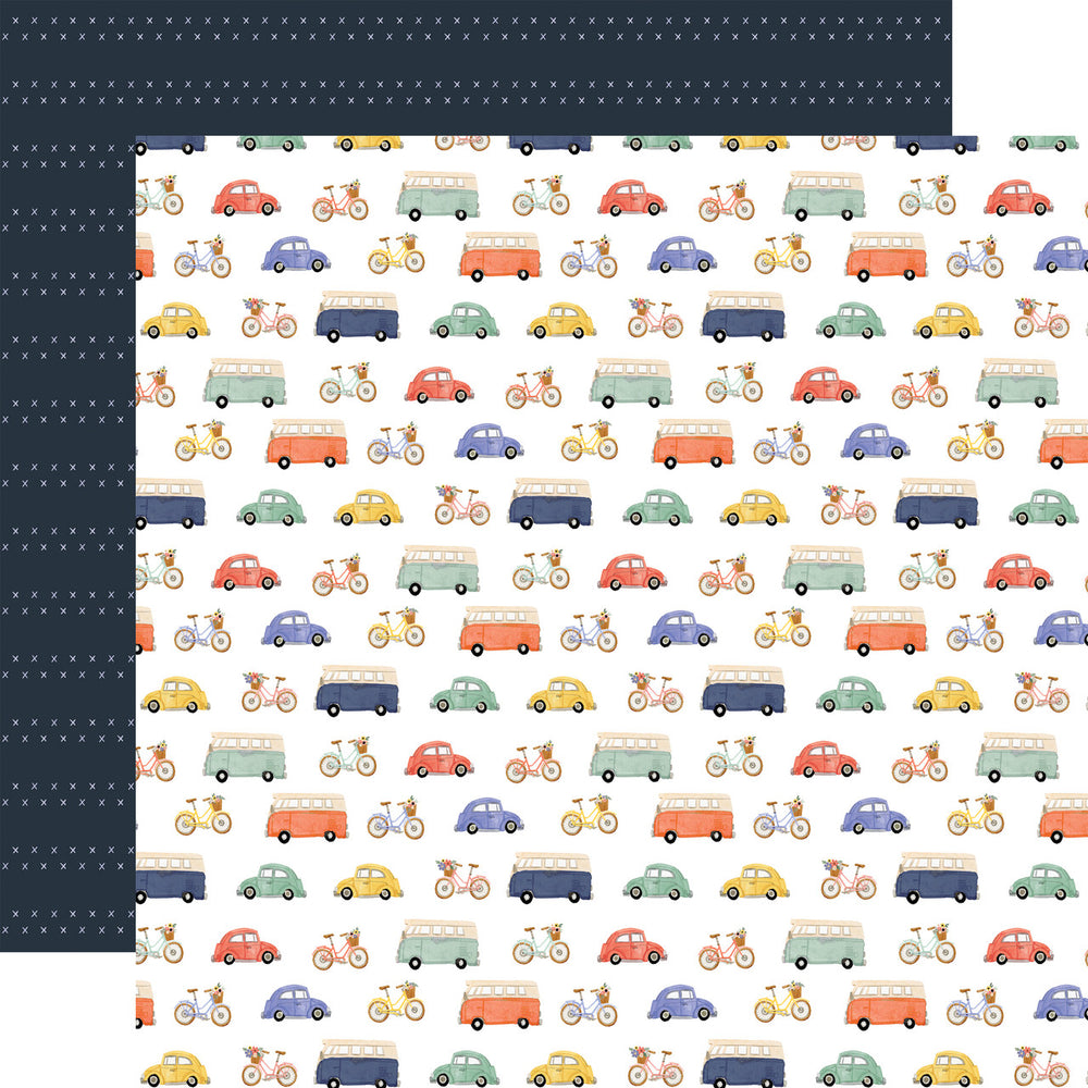 Here There and Everywhere Adventure Awaits Double-Sided Patterned Paper