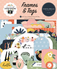 Here There and Everywhere Frames & Tags Die Cut Pack
