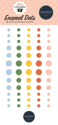 Here There and Everywhere Enamel Dots