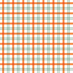 Welcome Autumn - Pumpkin Spice Plaid
