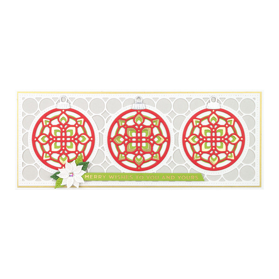 Circle Kaleidoscope Slimline Etched Dies