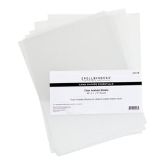 Clear Acetate Sheets 8 1/2