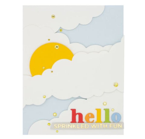 Color Block: Cloudscape Background Etched Dies