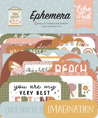 Dream Big LIttle Girl Ephemera Die Cut Pack