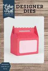 Designer Dies - Rectangular Gable Box 3-D Die