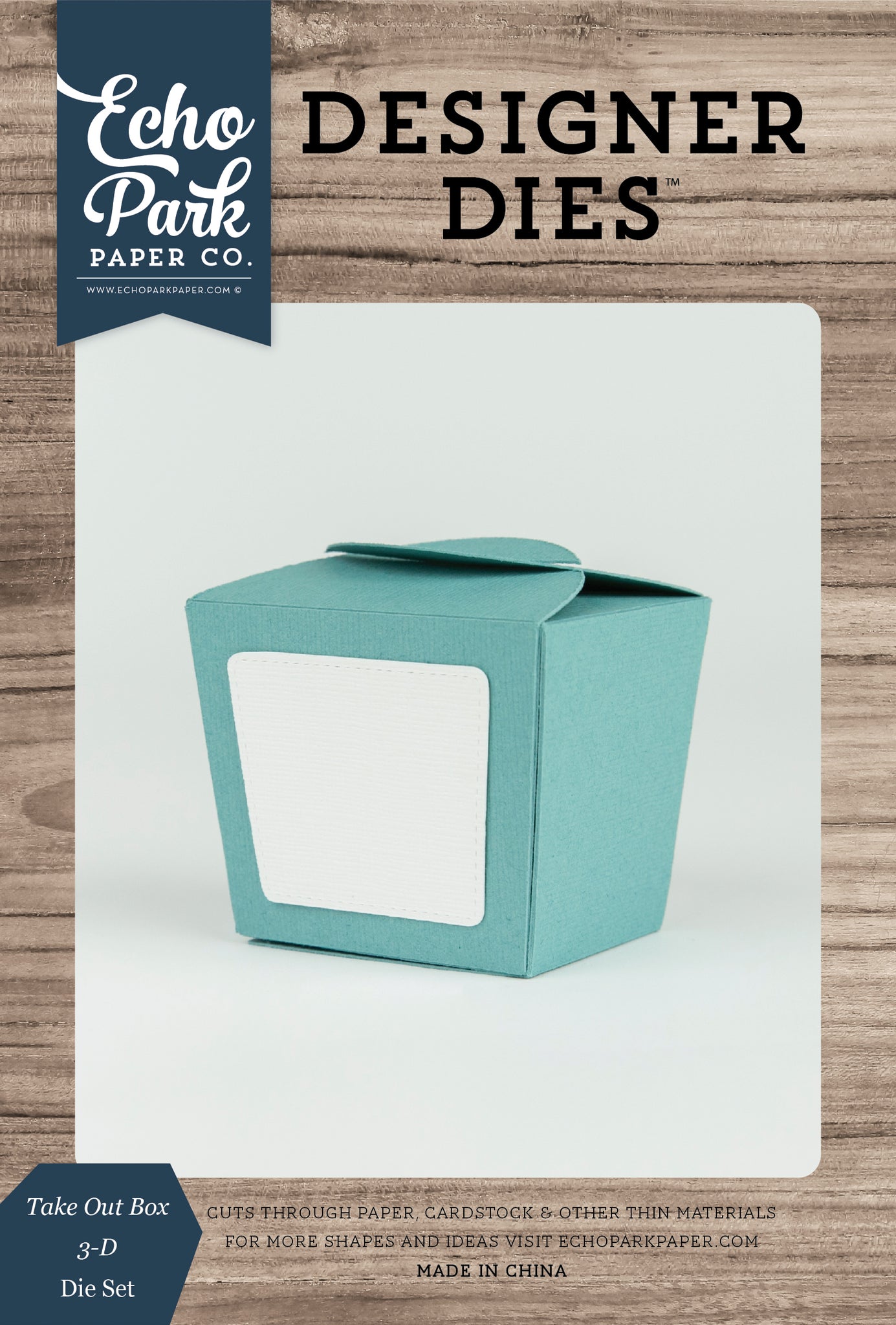 Designer Dies - Take Out Box 3-D Die Set