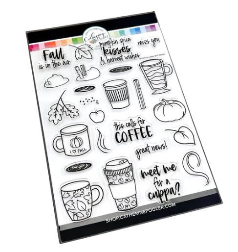 Fall Calls for Lattes Clear Stamps