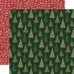 Gnome for Christmas - A Lot Like Christmas 12x12 Patterned Paper