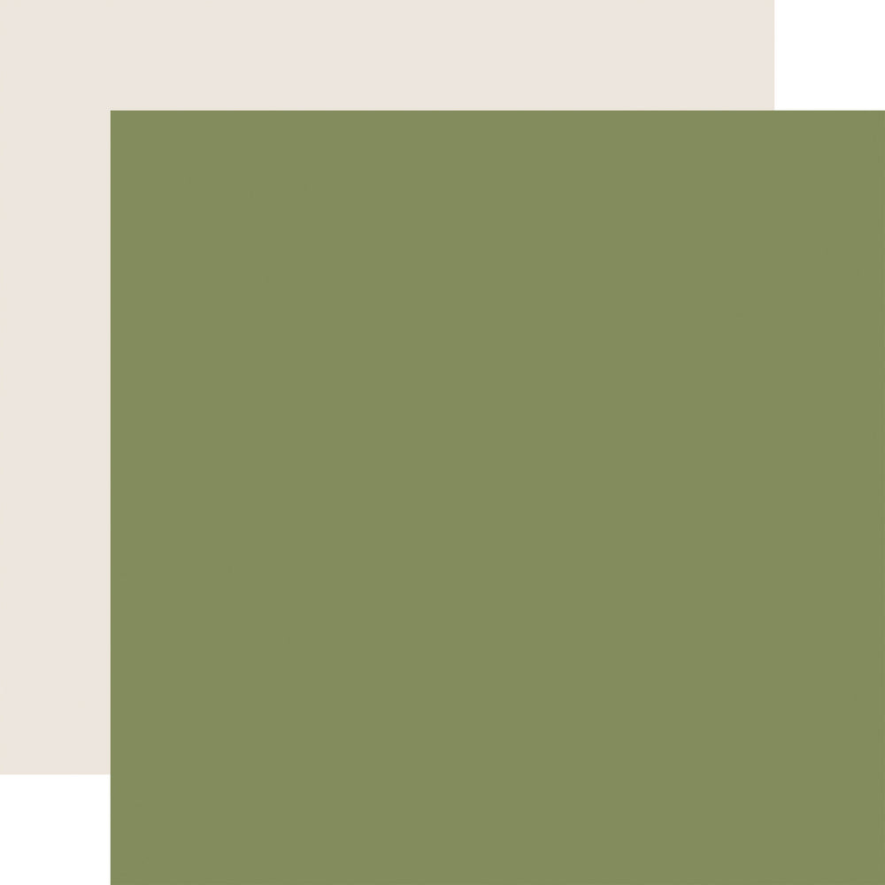 Gnome for Christmas - Coordinating Solid Light Green / Cream 12x12 Solid Cardstock