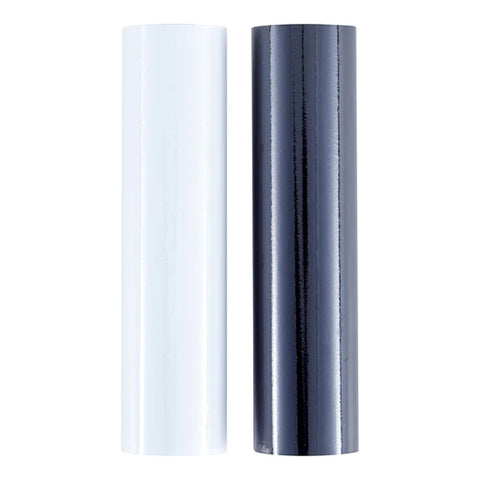 Glimmer Hot Foil 2 Rolls - Opaque Black & White Pack