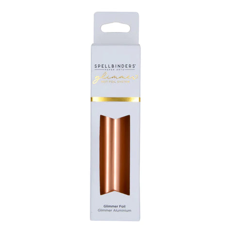 Glimmer Hot Foil Roll - Satin Rose Gold