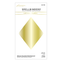 Essential Glimmer Solid Diamond Hot Foil Plate