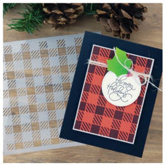 Say It With Stamps - Gingham Stencil