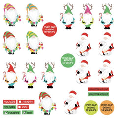Tulla & Norbert's Christmas Party - Gnomies Cardstock Sheet