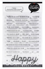Say It with Stamps - Happy Stamp Set