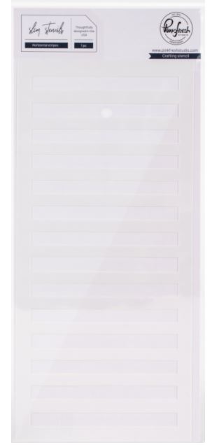 Stencil - Horizontal Stripes Slim Stencil
