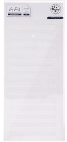Stencil - Horizontal Stripes Slim Stencil