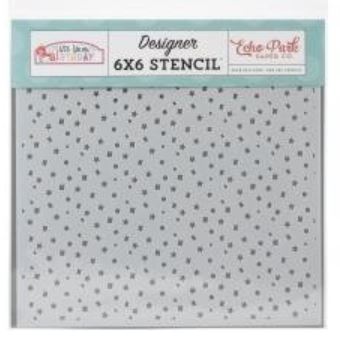Stencil - It's Your Birthday Sparkle Confetti