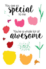 Floral Solid Layering Stamps