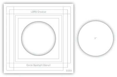 Spotlight 6x6 Stencil - Circle
