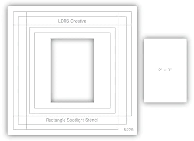 Spotlight 6x6 Stencil - Rectangle