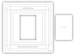 Spotlight 6x6 Stencil - Rectangle