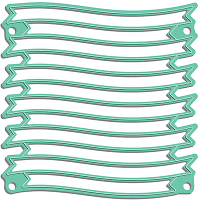 Sentiment Stack Wave Ribbon Coordinating Die