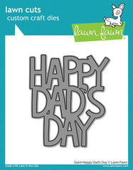 Giant Happy Dad's Day Die