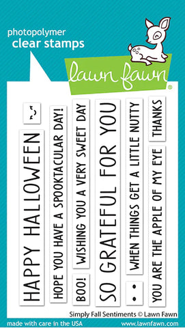 Simply Fall Sentiments Stamps