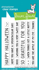 Simply Fall Sentiments Stamps