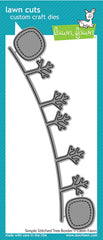Simple Stitched Tree Border Die