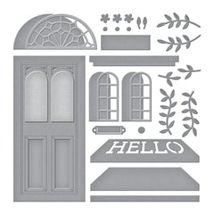 Open House Door Base Etched Dies
