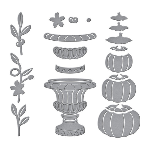 Cutting Dies - Open House Pumpkin Topiary Etched Dies