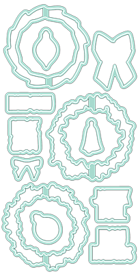 Pirouette - Peace & Joy Coordinating Die Set