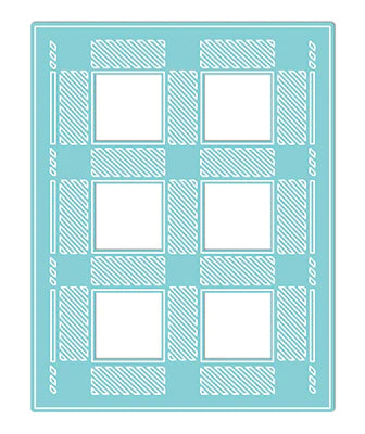 Plaid Coverplate Die III