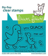 Rub-A-Dub-Dub Flip Flop Stamp