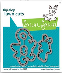 Rub-A-Dub-Dub Flip Flop Die Set