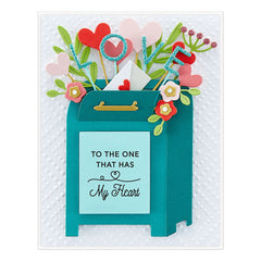 Parcel & Post Heart Decorations Etched Dies