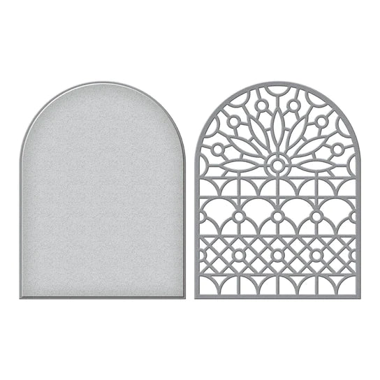 Stained Glass Window Etched Dies