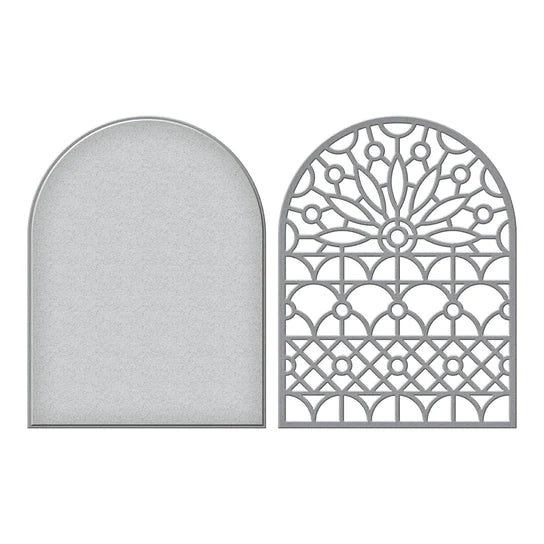 Stained Glass Window Etched Dies