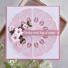 Quilted Stained Glass Window Etched Dies