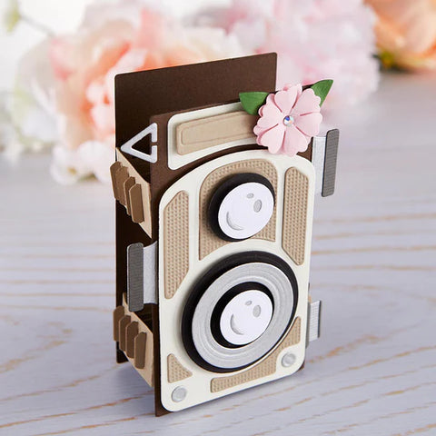 3D Vignette Twin Lens Camera Etched Dies