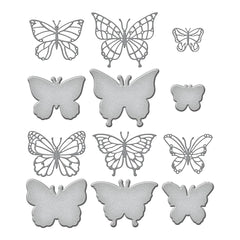 Brilliant Butterflies Etched Dies