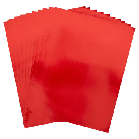 Color Essentials Cardstock Mirror Red - 8 1/2x11