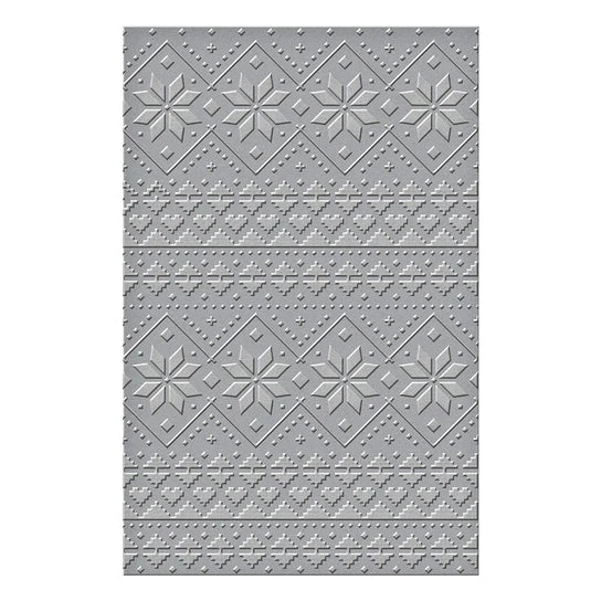 Ski Lodge Embossing Folder